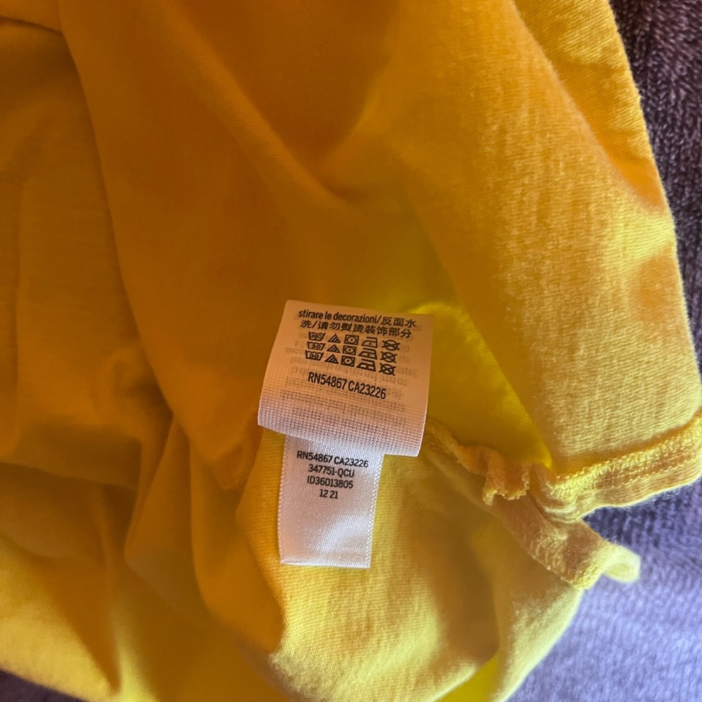 PINK Victoria's Secret Yellow Dog Tee - Picture 6 of 7
